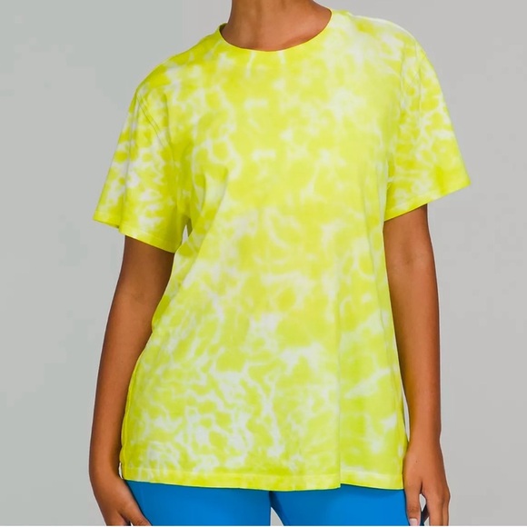 Lululemon All Yours Cotton T-Shirt Tie Dye - Picture 1 of 5